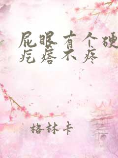 屁眼有个硬硬的疙瘩不疼