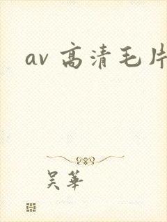 av 高清毛片