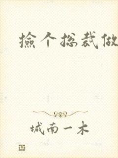 捡个总裁做老婆