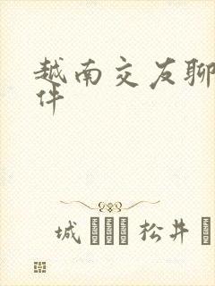 越南交友聊天软件