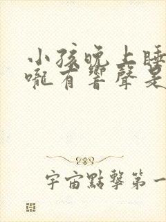 小孩晚上睡觉喉咙有响声是什么原因