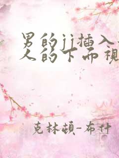 男的jj插入女人的下面视频