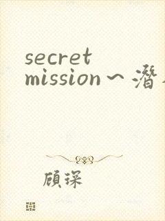 secret mission～潜入搜查