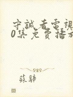 守诚者电视剧40集免费播放视频