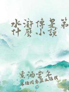 水浒传是第一部什么小说