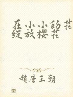 在小小的花蕾里绽放樱花