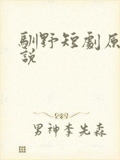 驯野短剧原著小说