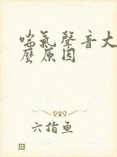 喘气声音大是什么原因
