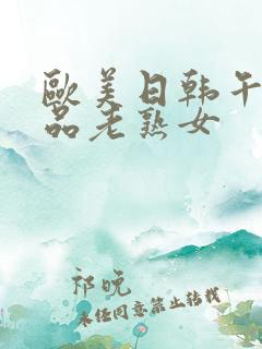 欧美日韩午夜精品老熟女