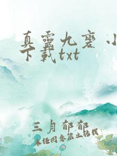 真灵九变 小说下载txt
