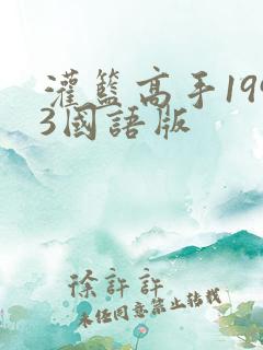 灌篮高手1993国语版