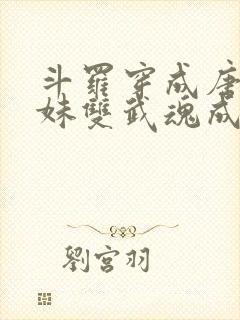 斗罗穿成唐三亲妹双武魂成神了