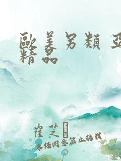 欧美另类 亚洲精品