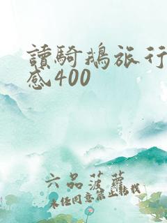 读骑鹅旅行记有感400