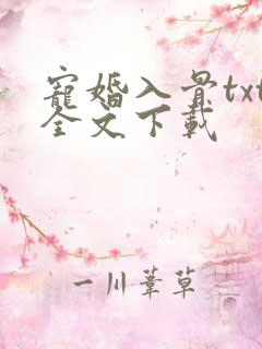 宠婚入骨txt全文下载