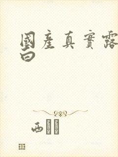 国产真实露脸对白