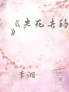 《光死去的夏天》