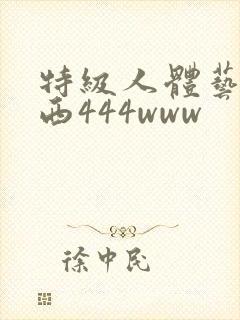 特级人体艺术西西444www