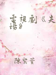 电视剧《夫妻一场》