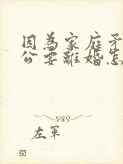 因为家庭矛盾老公要离婚怎么挽回