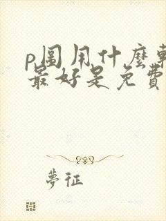 p图用什么软件最好是免费的
