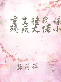 重生后我嫁给了残疾大佬小说