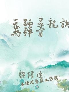 天师寻龙诀小说无弹窗