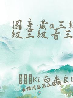 国产黄a三级三级三级看三级特级