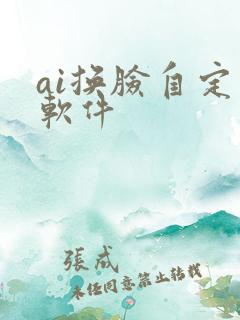 ai换脸自定义软件