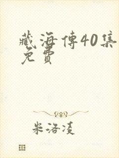 藏海传40集全免费