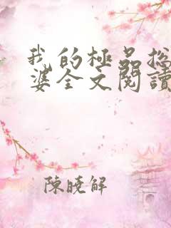我的极品总裁老婆全文阅读