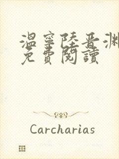 温宁陆晋渊全文免费阅读