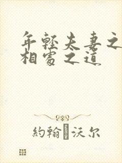 年轻夫妻之间的相处之道