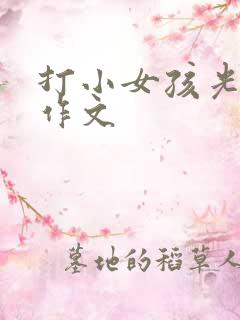 打小女孩光屁屁作文
