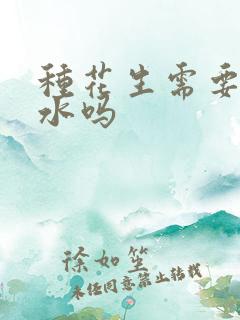 种花生需要多浇水吗