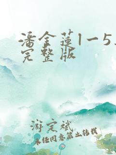 潘金莲l一5集完整版