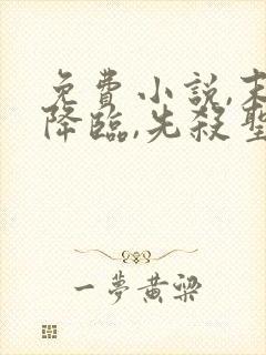 免费小说,末世降临,先杀圣母