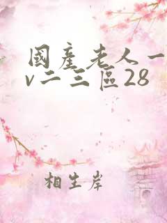 国产老人一区av二三区28