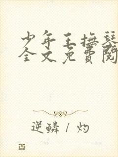 少年王抚琴的人全文免费阅读免费