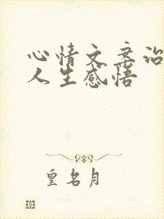 心情文案治愈系人生感悟