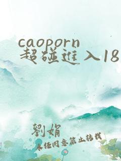 caoporn超碰进入18