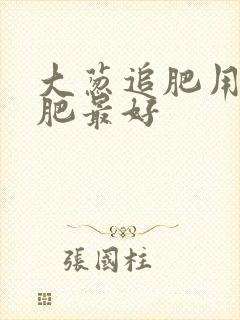 大葱追肥用什么肥最好