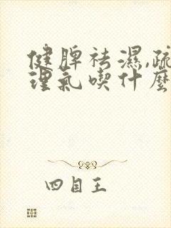 健脾祛湿,疏肝理气吃什么药