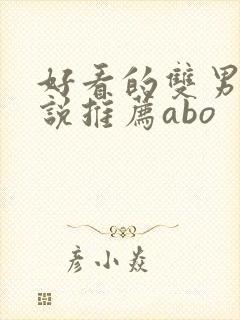 好看的双男主小说推荐abo