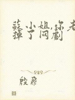 苏小姐,你老公掉了网剧
