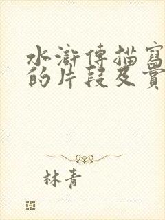 水浒传描写林冲的片段及赏析