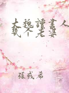 大魏读书人男主几个老婆