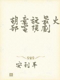 胡意旋最火的三部电视剧