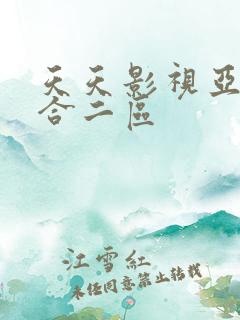 天天影视亚洲综合二区