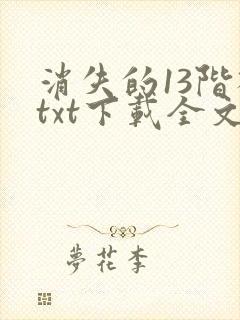 消失的13阶梯txt下载全文免费阅读